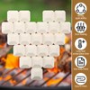 Baquler 30 Pcs Ceramic Briquettes for Gas Grill, BBQ Grill