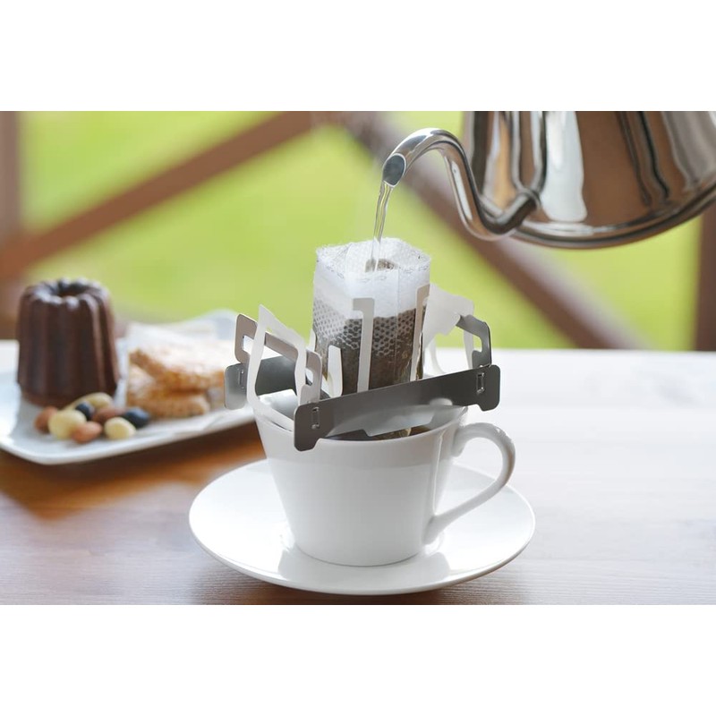 Yoshikawa SJ3400 Coffee Drip Back Holder, Mocha Brown, Made in