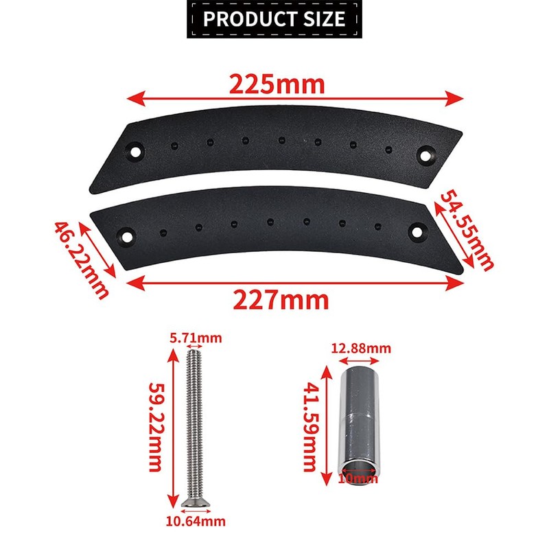 YUCKMZ Interior Door Pull Handle Black Compatible with VW Beetle