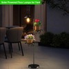 XPSCOCO 60" Solar Lantern Lights Outdoor Floor Lamp with Adjustable