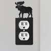 Kingdder 24 Pcs Metal Bear Light Switch Cover Moose Tree