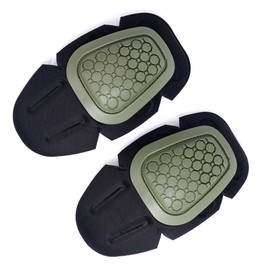 MERJAZ Tactical Knee Pads Inserts for G3 Tactical Combat Military Paintball Hunting Airsoft Pants 1 Pair Protective Gear Army Green