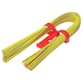Mirai Industry CD Binding Wire for CD and PF Tubes, Diameter 0.04 x 11.8 inches (0.9 x 300 mm), Yellow, Price per Bag CB-Y