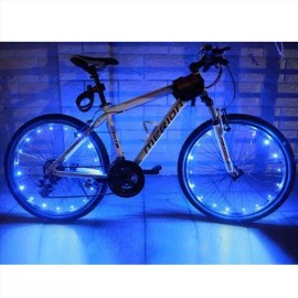 Unbranded USB Rechargeable Bright LED Bicycle Bike Wheel Light Strip Decoration Waterproof - Red