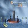 Electric Toothbrush for Adults, 4 Cleaning Modes Sonic Toothbrush with