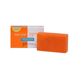 NEW Belo Intensive Kojic & Tranexamic Acid Whitening and Exfoliating Soap - 65g - With Lemon Scrubs