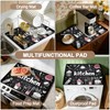 Tapete protector versátil para estufas eléctricas, todo en uno, protector