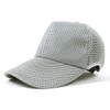 BIGWATCH Men's Plain Round Mesh Cap, Large Size - grays