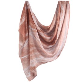 Women Hijab Watercolour Floral Printed Breathable Light Weight Soft Rayon Viscose Woven Muslim Women Shawl Hijab Scarf