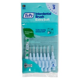TePe X-soft Interdental Brushes 0.6 mm Pack of 8 Light Blue