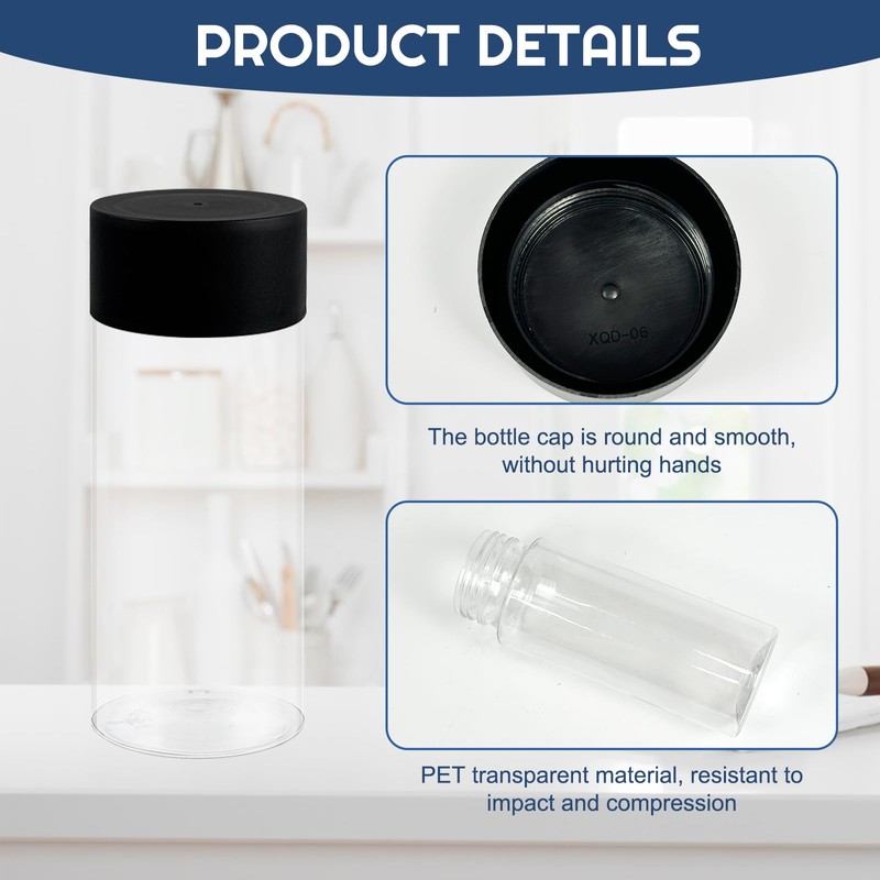 24 Pcs Sensory Bottles with Lids, 12 oz/ 350 ml