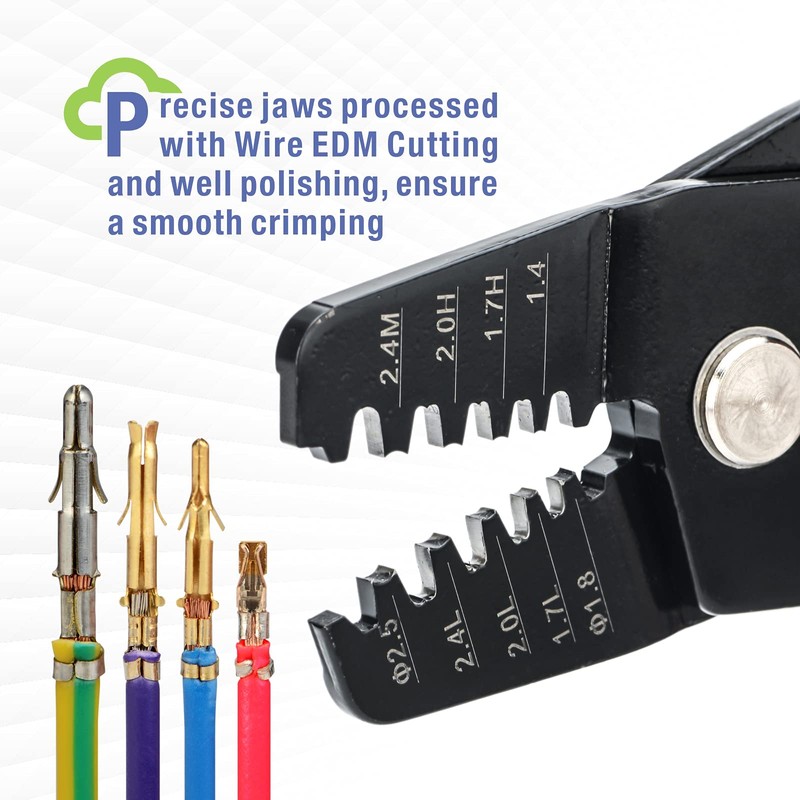 iCrimp Open Barrel Terminals Crimper for Various-sized Contacts AWG 28-14