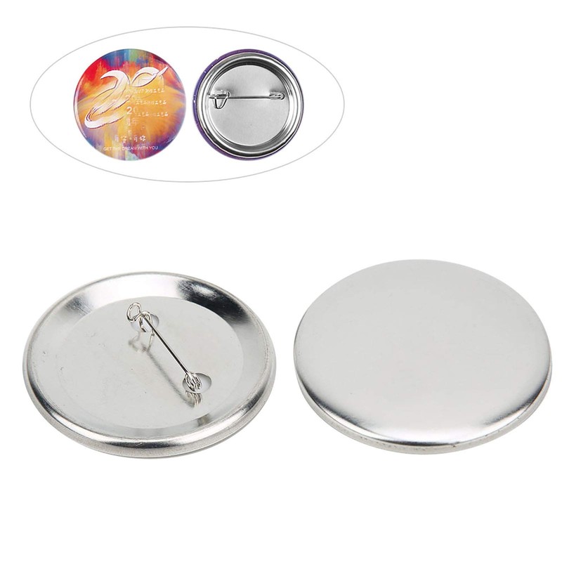 100 Sets 56mm Lapel Pins Button Parts Making Accessories DIY