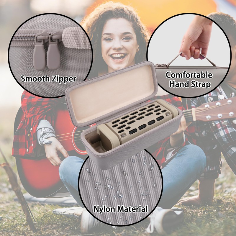 Flaxune Hard Storage Case for Turtlebox Ranger Bluetooth 5.4 Speaker