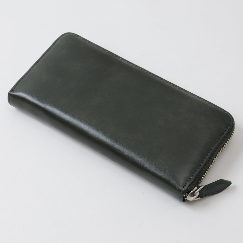 Gallery Qualier Men's Long Wallet, Japanese Brand, Sheep Tamponato Genuine