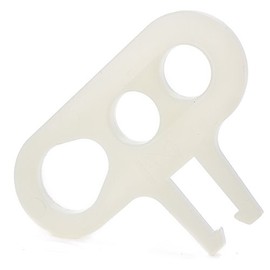 Three-Hole Disc Suspension Strain Relief for Textile Cable Lamp Cable with Bracket (for Lustre Terminal) – Pack of 10