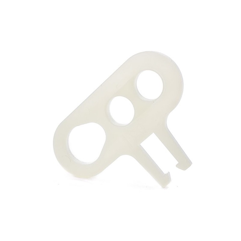 Three-Hole Disc Suspension Strain Relief for Textile Cable Lamp Cable