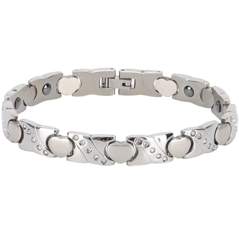 Magnet Bracelet Pain Relieve Hand Chain Stainless Steel Health Care