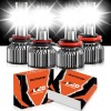 ENJOYAKOM For Chevy Silverado 1500 2007-2015 4pcs LED Headlight Bulbs