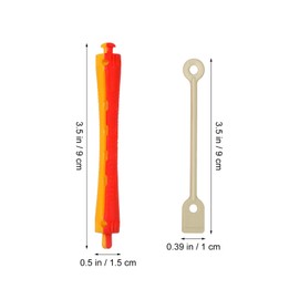 Gatuida 24pcs Home Perm Rods Kit Rollers Set for Short Hair Perm Rods for Women Men