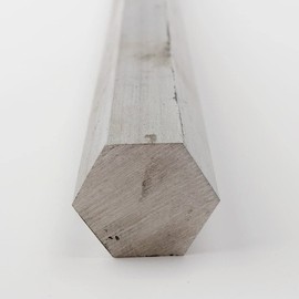 OnlineMetals 316 Stainless Steel Hex Bar, Unpolished (Mill) Finish, Cold Finish, Annealed, ASTM A276, 0.25" Across Flats, 36" Length