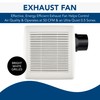 Broan-NuTone AE50 Ventilation Fan with Roomside Installation, ENERGY STAR Certified,