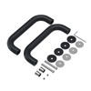 Bathlink 6" Shower Door Handle, Back to Back Tubular Handle