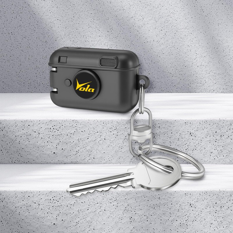 Vola Portable Collapsible Nail Clipper Travel Foldable Stainless Steel Keychain