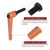 QUARKZMAN Adjustable Clamping Lever Handles M10 x 30 mm Male