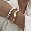 Gold Bangles for Women Chunky Gold Bracelets Cuff Bracelets Non