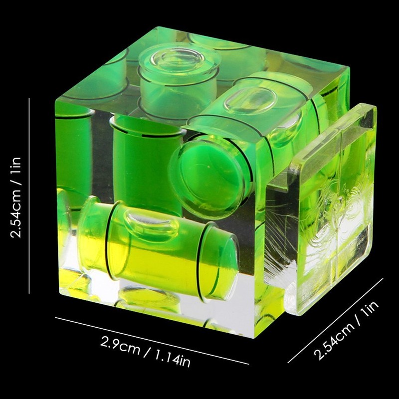 SENHAI Triple 3 Axis Hot Shoe Bubble Spirit Level Compatible