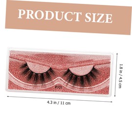 Baluue 12pairs Creative Fake Eyelashes Natural Look for Performance Weddings and Daily Use Comfortable Dense Design