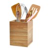 Spiretro Acacia Wood Kitchen Utensil Holder & Organizer – Countertop