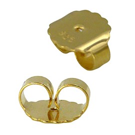 XXL Verschluss f√ºr Ohrstecker Gold Silber 925, 10mm Ohrmutter f√ºr gro√üe Ohrringe und gro√üe Ohrl√∂cher, Ohrringheber, R√ºckstecker, Gegenstecker, Ohrstopper, Butterfly Verschl√ºsse