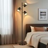 QiMH Tree Floor Lamp with 3 Light Bulbs, Standing Tall