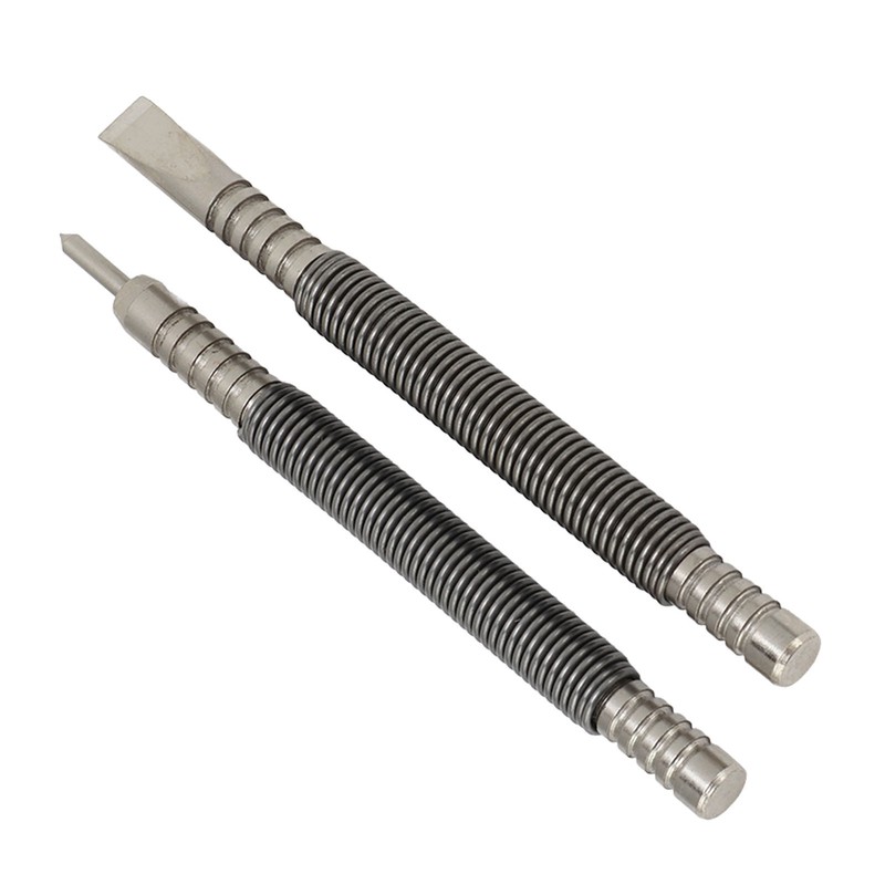 2 Pcs Nail Set Tool High Carbon Steel Double Ended