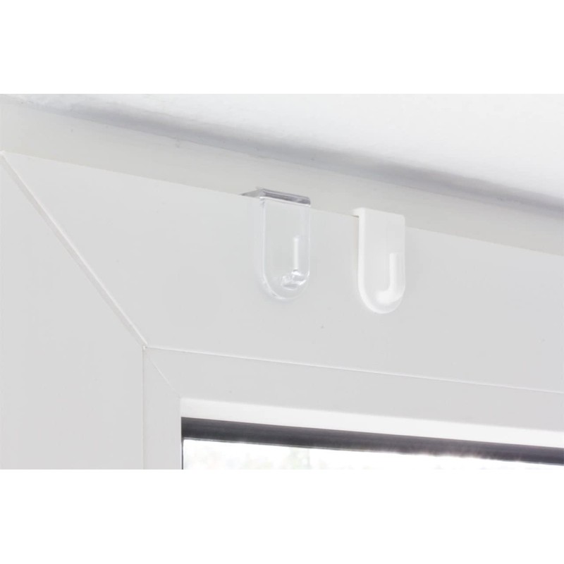 Window Hooks, Decorative Hooks, Transparent, Set of 20, 35 x