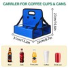 Drink Carrier with Handle, 6 Cup Portable Drink Carrier, Drink
