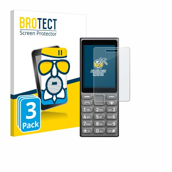 BROTECT Anti-Glare Protective Glass for HMD 110 4G (Pack of