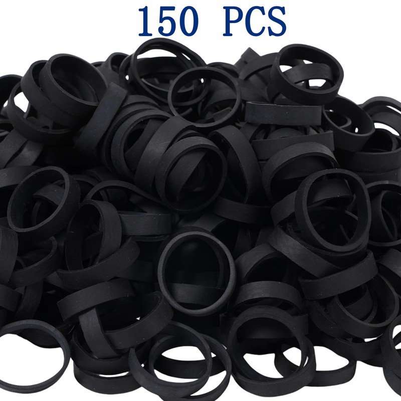 Rubber Bands 150pcs 1.5in Small Elastic Bands for Cord Cable