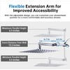 G-Promise All Metal 10 Inches Rainfall Shower Head with Handheld