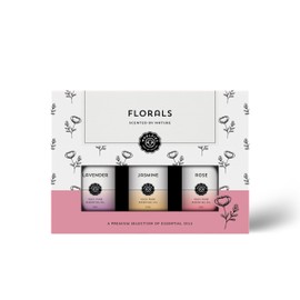 Floral Bliss Essential Oil Set | Pure, Natural & Undiluted Therapeutic Grade Essential Oils for Home, Office, Diffuser | 10 ML (3 Pack, Floral)