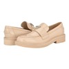 GUESS Women's SHATHA Loafer, Light Natural Patent, 11