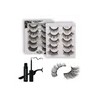 Kit De Pestañas Postizas Magnéticas 5 Pares