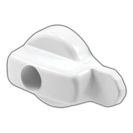 White Hinged Screen Door Latch for Andersen Doors