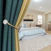 2cs Decorative Balls Curtains Holders for Wall Large Crystal Ball