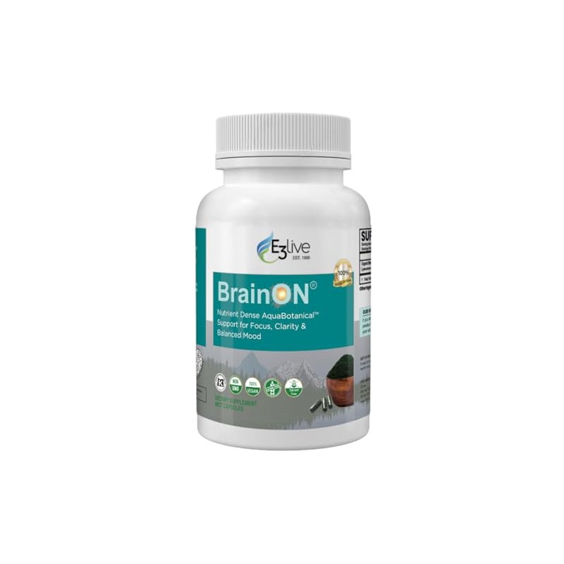 E3Live BrainON Capsules, 2.9 oz (54 g) (600 mg x