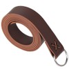 Linghe Medieval Leather Viking Cow Rope Belt LARP Renaissance Belt