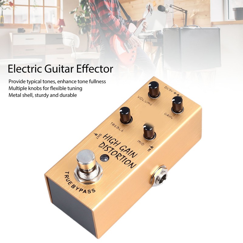 Electric Guitar Effector Multifunctional Guitar Pedal for Musical Instrument Tuning