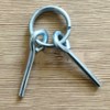 Techigher 2PCS Awning Tent Poles Rings with 2 Pins for